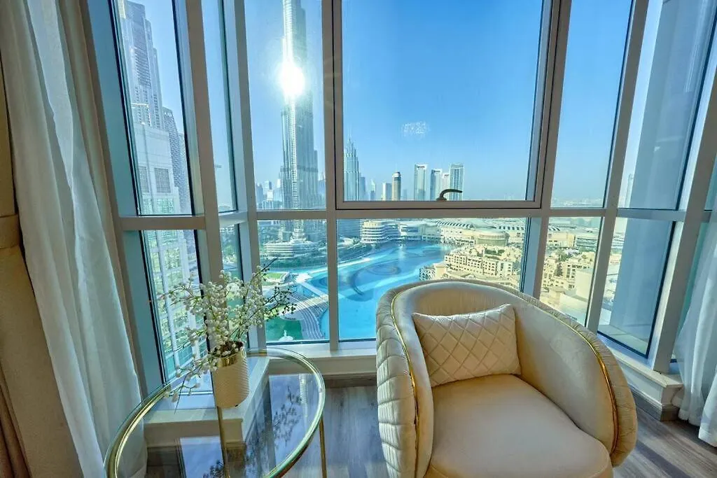 迪拜Magnificent Luxury 3Br With Amazing Burj & Fountain View公寓 公寓