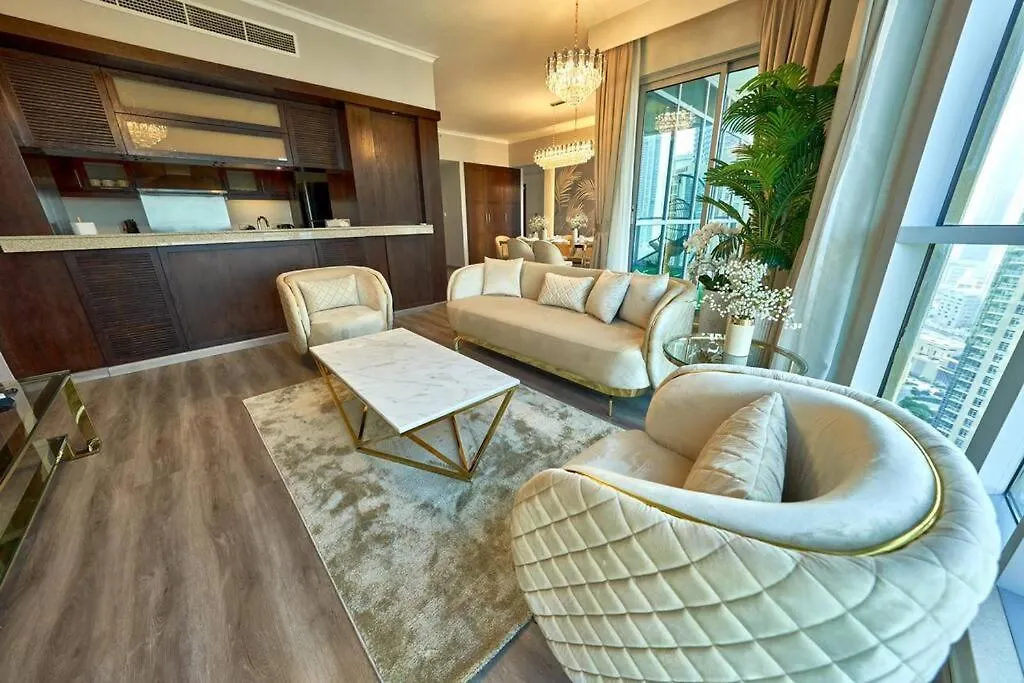 公寓 迪拜Magnificent Luxury 3Br With Amazing Burj & Fountain View公寓 阿拉伯联合酋长国