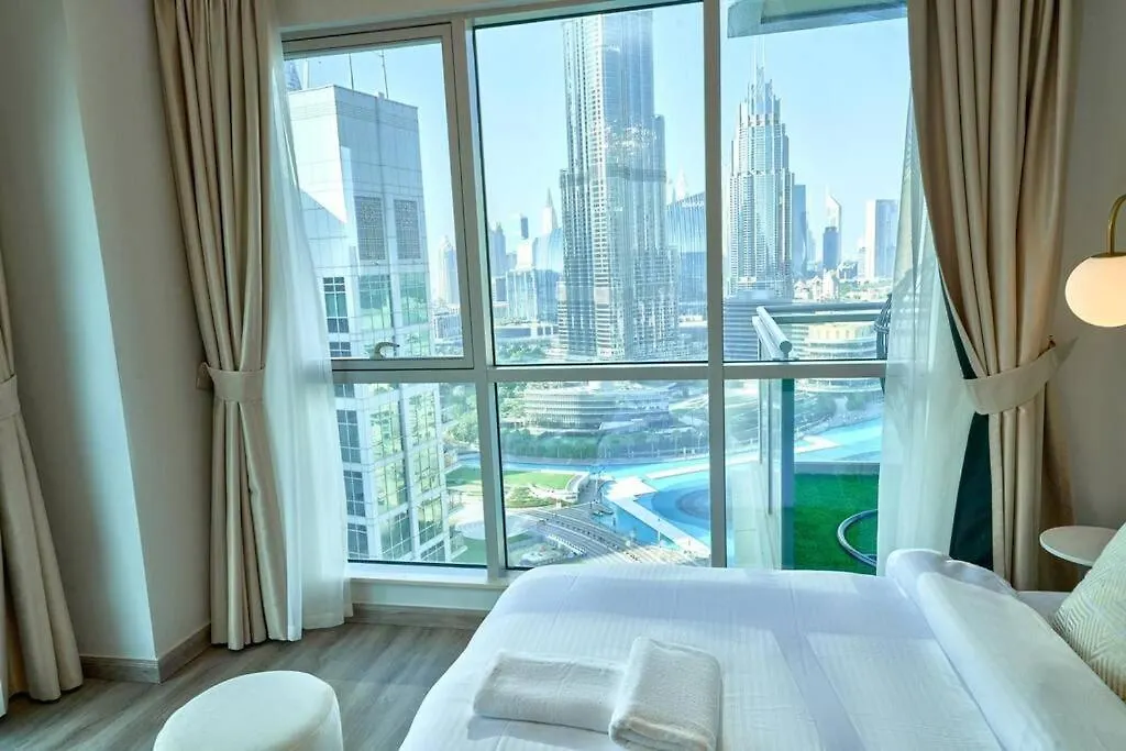 شقة Magnificent Luxury 3Br With Amazing Burj & Fountain View دبي 0*,  الإمارات العربية المتحدة